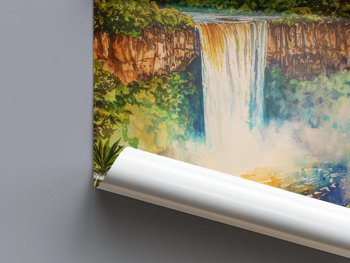 Guyana watercolor poster Wall Art Guyana Wall Hanging Home Décor Guyana Gift Art Lovers Guyana Art Lover Gift Guyana wall art