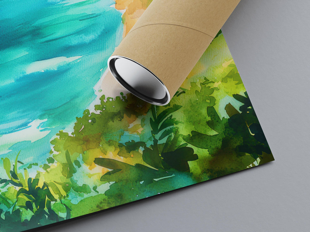 Saint Vincent and the Grenadines watercolor poster Wall Art Saint Vincent and the Grenadines Wall Hanging Home Décor Saint Vincent