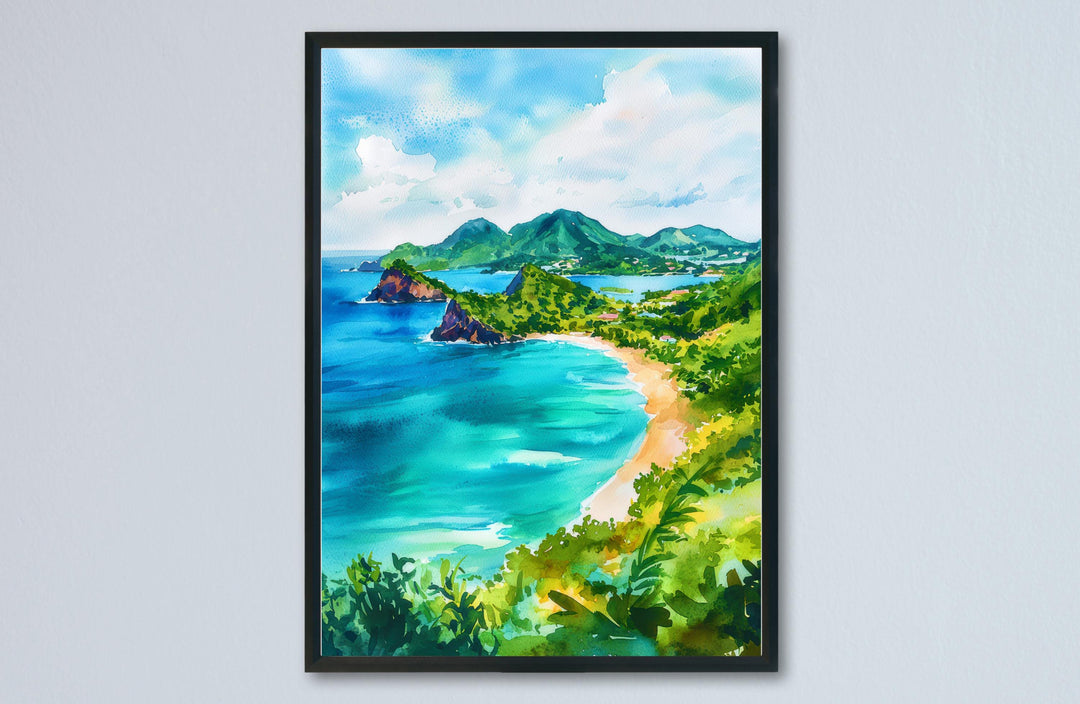 Saint Vincent and the Grenadines watercolor poster Wall Art Saint Vincent and the Grenadines Wall Hanging Home Décor Saint Vincent