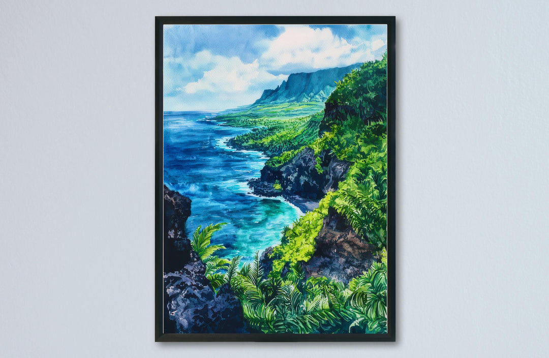 Big Island watercolor poster Wall Art Big Island Wall Hanging Home Décor Big Island Gift Art Lovers Hawaii Art Lover Gift Hawaii wall art