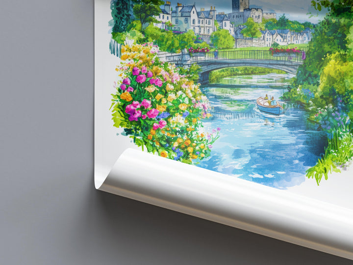 Killarney Watercolor Poster Wall Art Killarney Wall Decor Home Décor Killarney Gift Ireland Art Lover Gift, Travel Souvenir Print