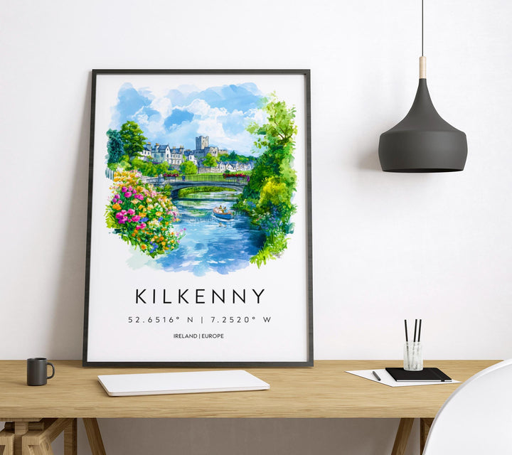 Killarney Watercolor Poster Wall Art Killarney Wall Decor Home Décor Killarney Gift Ireland Art Lover Gift, Travel Souvenir Print
