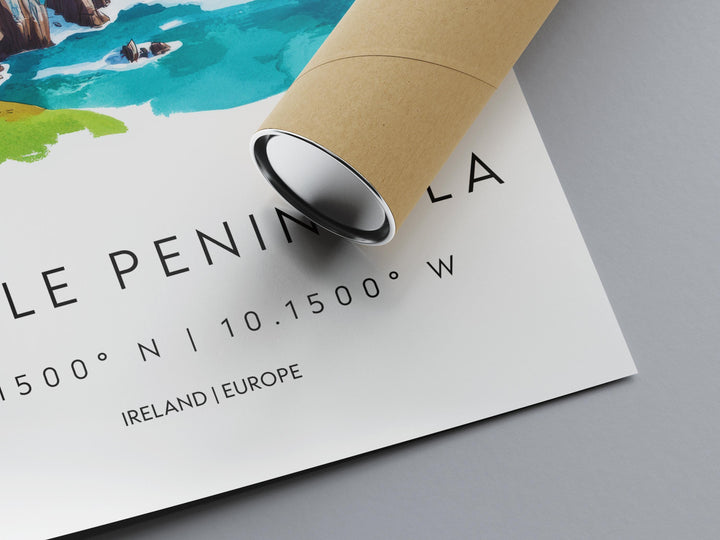 Dingle Peninsula Watercolor Poster Wall Art Dingle Decor Home Décor Dingle Gift Ireland Art Lover Gift, Travel Souvenir Print