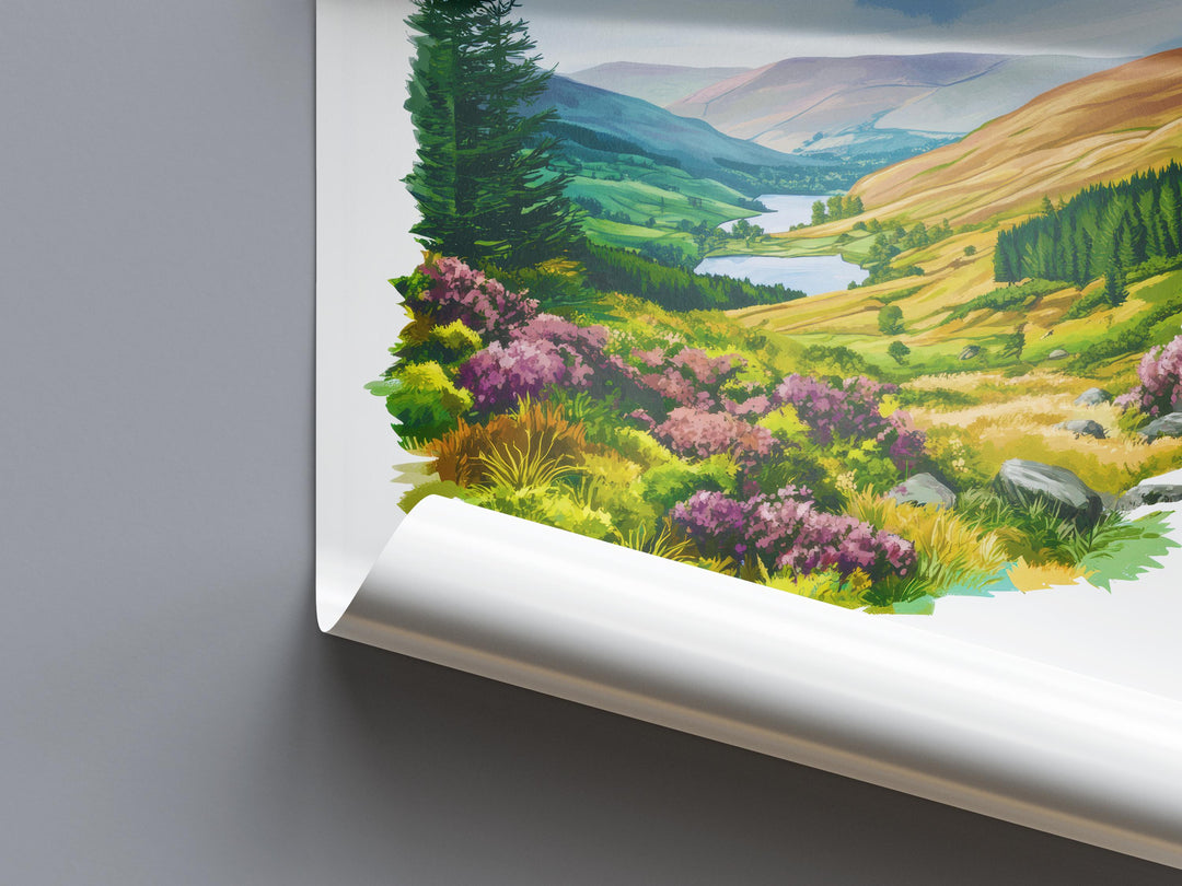 Connemara Watercolor Poster Wall Art Connemara Wall Decor Home Décor Connemara Gift Ireland Art Lover Gift, Travel Souvenir Print