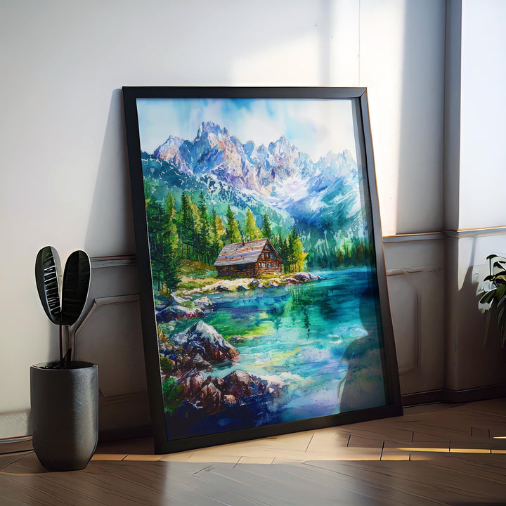 Tatra Mountains Watercolor Poster Wall Art Tatra Mountains Wall Hanging Home Décor Tatra Mountains Gift Art Lovers Poland Wall Art