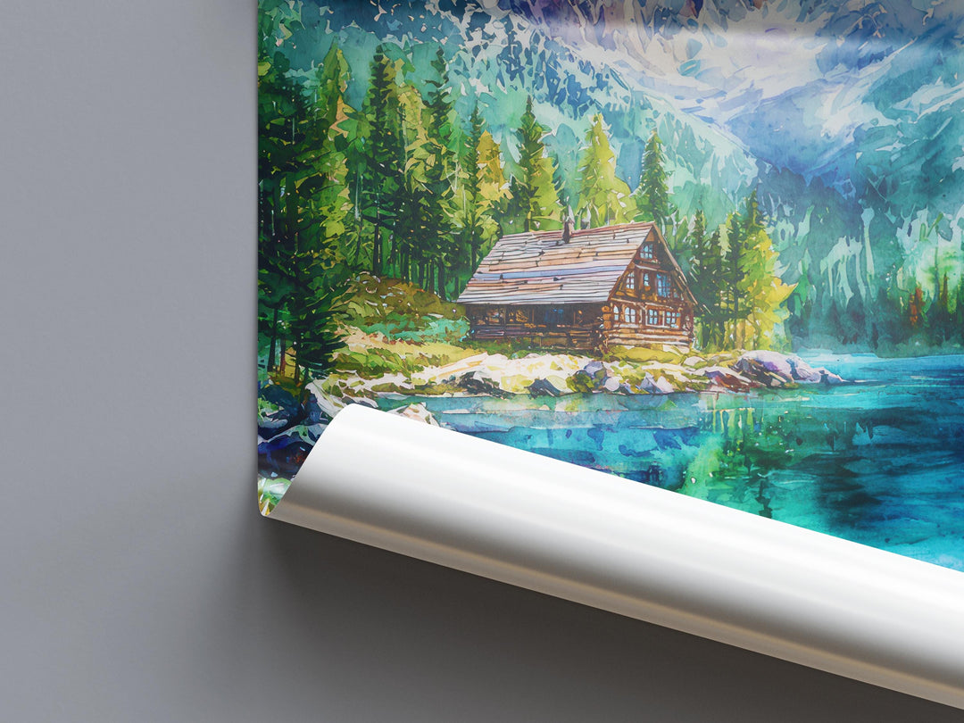 Tatra Mountains Watercolor Poster Wall Art Tatra Mountains Wall Hanging Home Décor Tatra Mountains Gift Art Lovers Poland Wall Art
