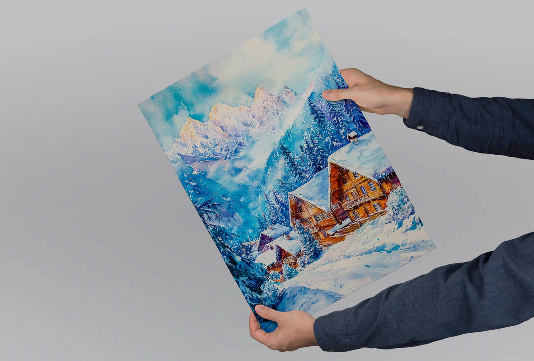 Zakopane Watercolor Poster Wall Art Zakopane Wall Hanging Home Décor Zakopane Gift Art Lovers Poland Wall Art Zakopane Travel Poster Gift