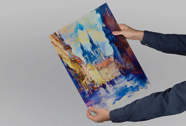 Brno Watercolor Poster Wall Art Brno Wall Hanging Home Décor Brno Gift Art Lovers Czech Republic Wall Art Brno Travel Poster Gift