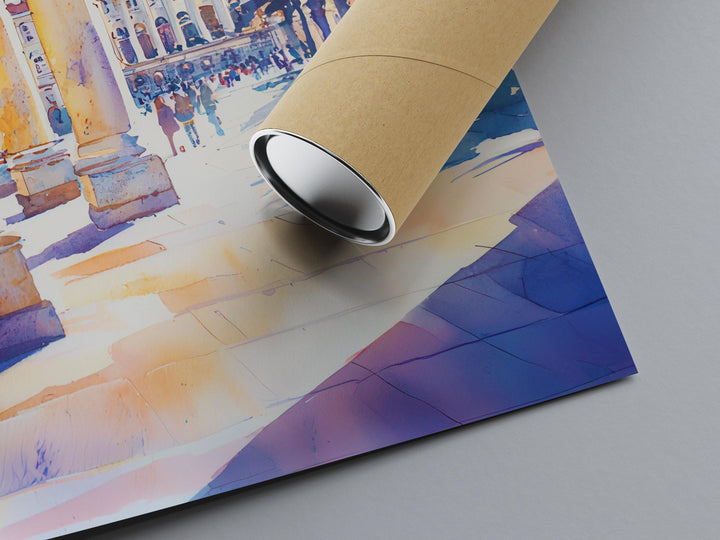 Mariánské Lázně Watercolor Poster Wall Art Mariánské Lázně Wall Hanging Home Décor Mariánské Lázně Gift Art Lovers Czech Republic Wall Art