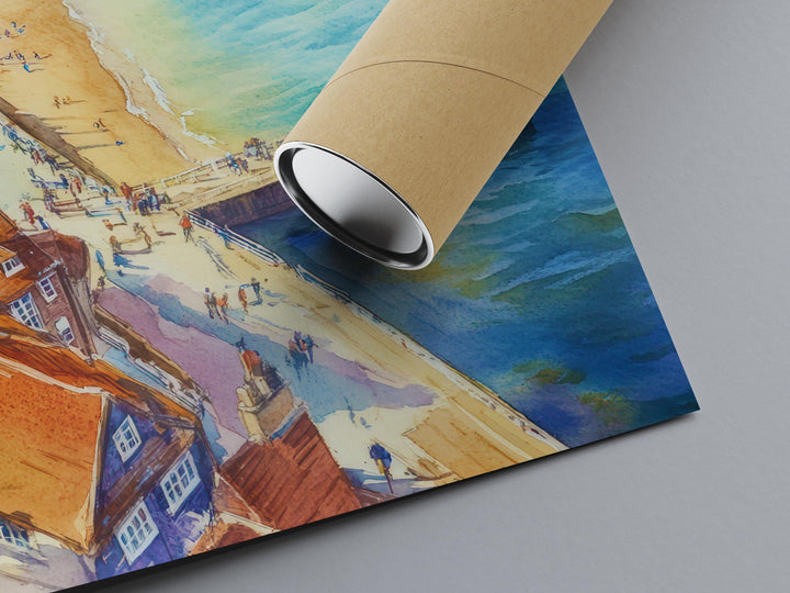 Whitby Watercolor Poster Wall Art Whitby Wall Hanging Home Décor Whitby Gift Art Lovers United Kingdom Art Lover Gift United Kingdom Art