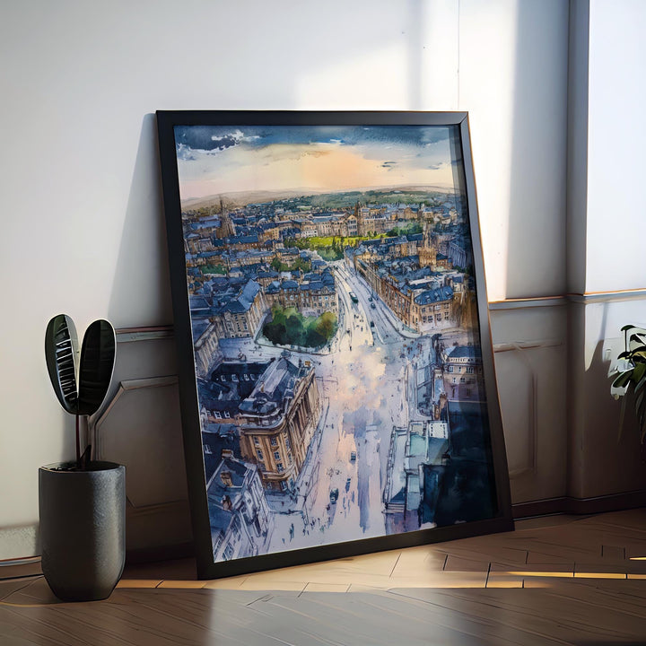 Harrogate Watercolor Poster Wall Art Harrogate Wall Hanging Home Décor Harrogate Gift Art Lovers United Kingdom Art Lover Gift Wall Art