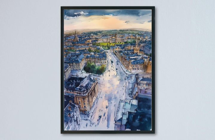 Harrogate Watercolor Poster Wall Art Harrogate Wall Hanging Home Décor Harrogate Gift Art Lovers United Kingdom Art Lover Gift Wall Art