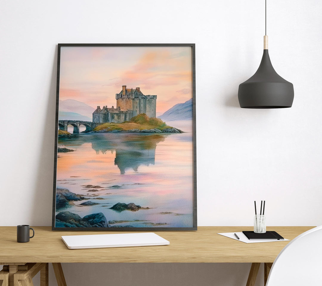 Fort William Watercolor Poster Wall Art Fort William Wall Hanging Home Décor Fort William Gift Art Lovers Scotland Wall Art