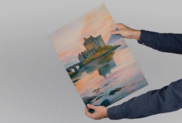 Fort William Watercolor Poster Wall Art Fort William Wall Hanging Home Décor Fort William Gift Art Lovers Scotland Wall Art