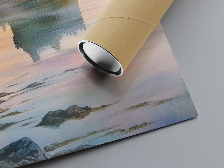 Fort William Watercolor Poster Wall Art Fort William Wall Hanging Home Décor Fort William Gift Art Lovers Scotland Wall Art