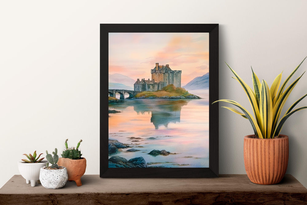 Fort William Watercolor Poster Wall Art Fort William Wall Hanging Home Décor Fort William Gift Art Lovers Scotland Wall Art