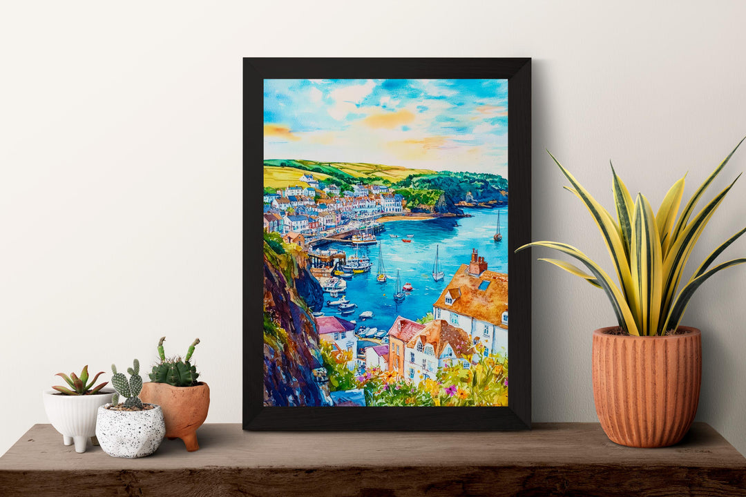 Ilfracombe Watercolor Poster Wall Art Ilfracombe Wall Hanging Home Décor Ilfracombe Gift Art Lovers United Kingdom Wall Art
