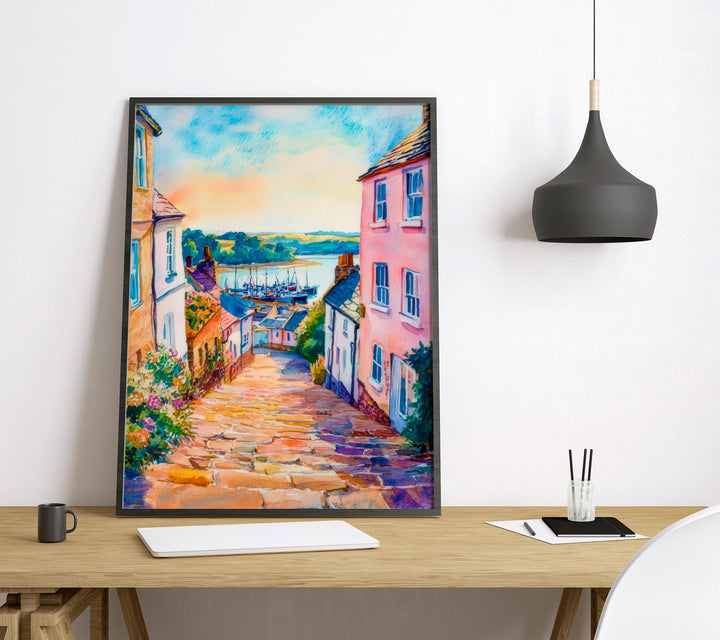 Appledore Watercolor Poster Wall Art Appledore Wall Hanging Home Décor Appledore Gift Art Lovers United Kingdom Wall Art