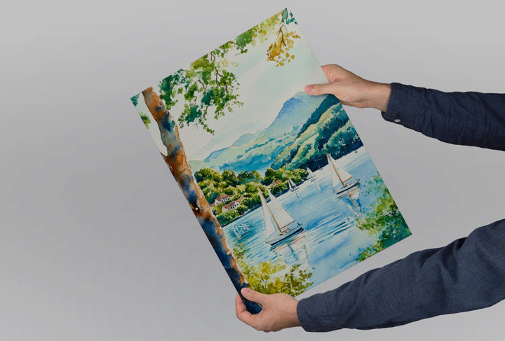 Windermere Watercolor Poster Wall Art Windermere Wall Hanging Home Décor Windermere Gift Art Lovers United Kingdom Wall Art