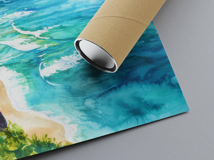 Kauai Watercolor Poster Wall Art Kauai Wall Hanging Home Décor Kauai Gift Art Lovers United States Wall Art