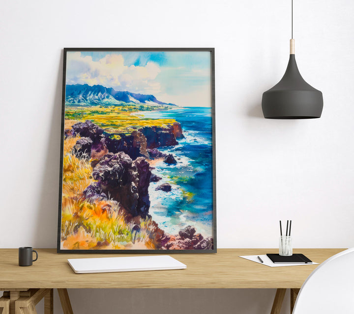 Ka Lae Watercolor Poster Wall Art Ka Lae Wall Hanging Home Décor Ka Lae Gift Art Lovers United States Wall Art