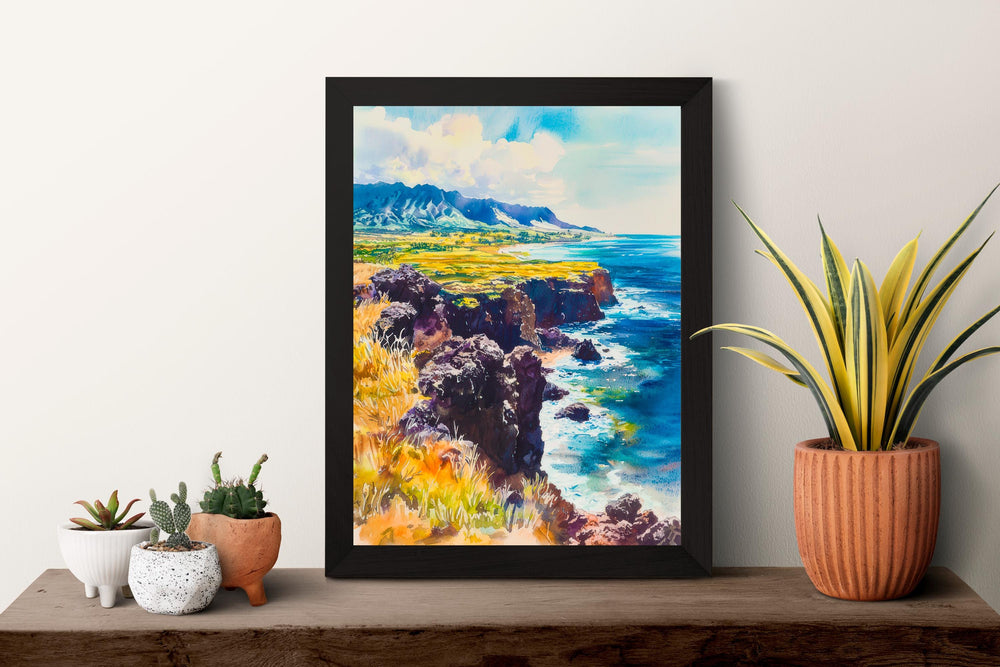 Ka Lae Watercolor Poster Wall Art Ka Lae Wall Hanging Home Décor Ka Lae Gift Art Lovers United States Wall Art