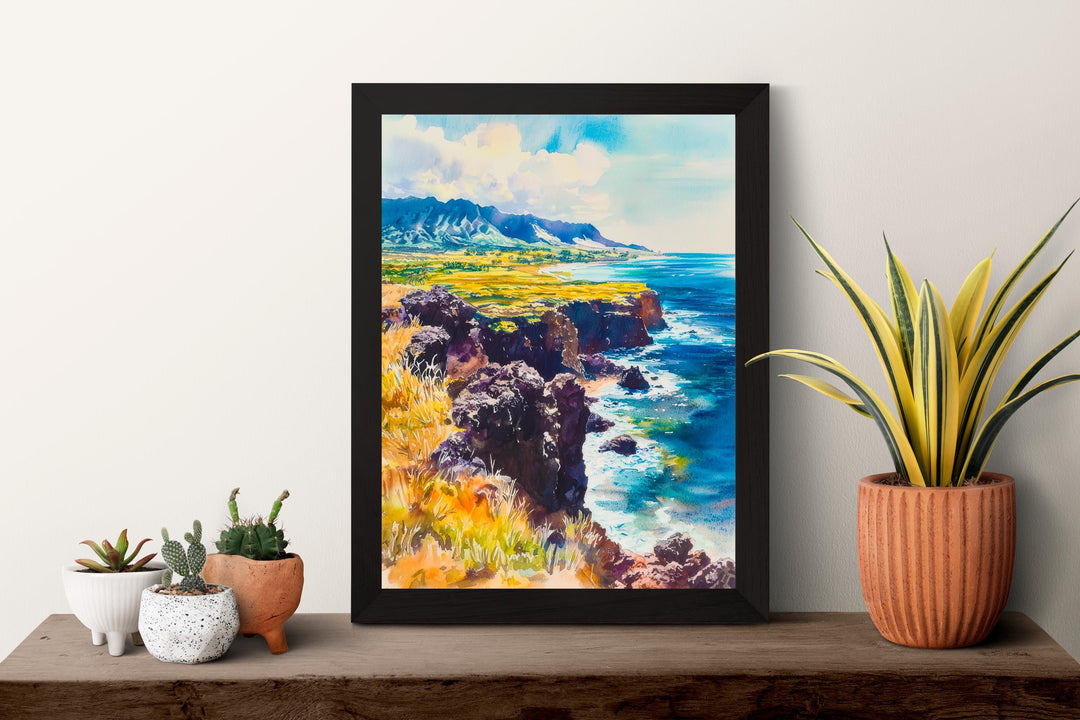 Ka Lae Watercolor Poster Wall Art Ka Lae Wall Hanging Home Décor Ka Lae Gift Art Lovers United States Wall Art