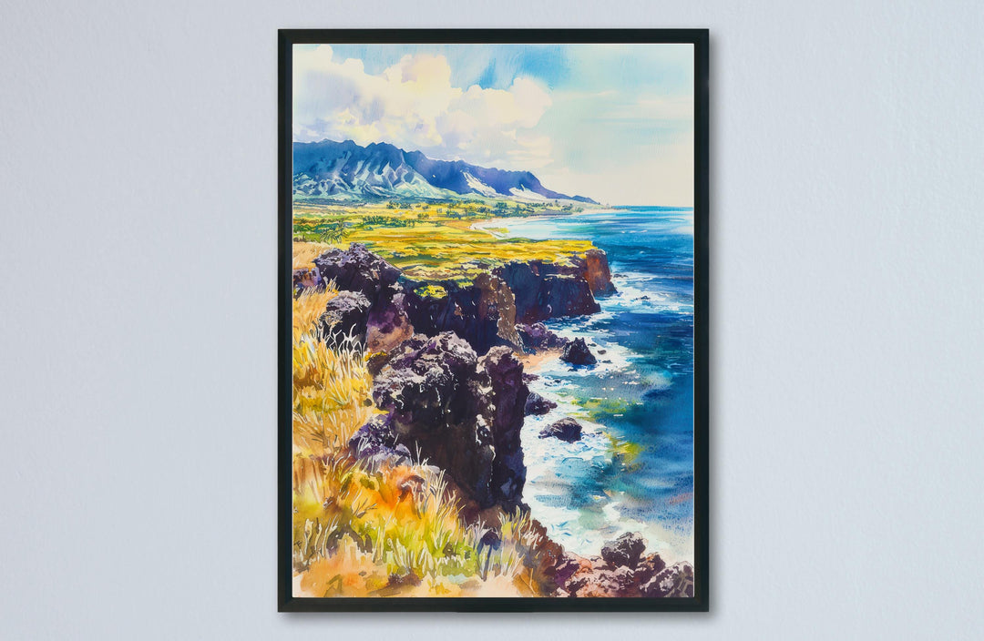 Ka Lae Watercolor Poster Wall Art Ka Lae Wall Hanging Home Décor Ka Lae Gift Art Lovers United States Wall Art