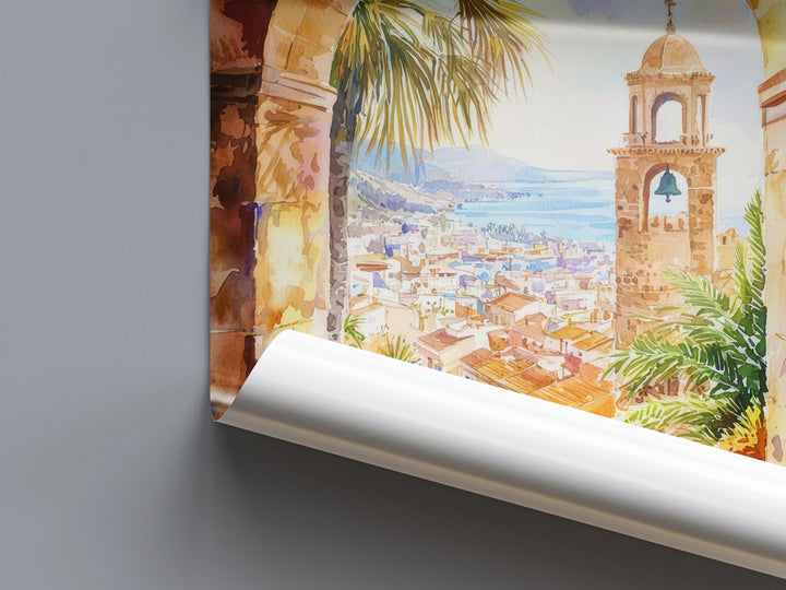 Barcelona Watercolor Poster Wall Art Barcelona Wall Hanging Home Décor Barcelona Gift Art Lovers Spain Wall Art