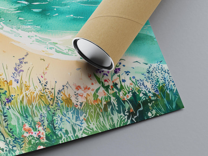 Cornwall Watercolor Poster Wall Art Cornwall Wall Hanging Home Décor Cornwall Gift Art Lovers United Kingdom Wall Art