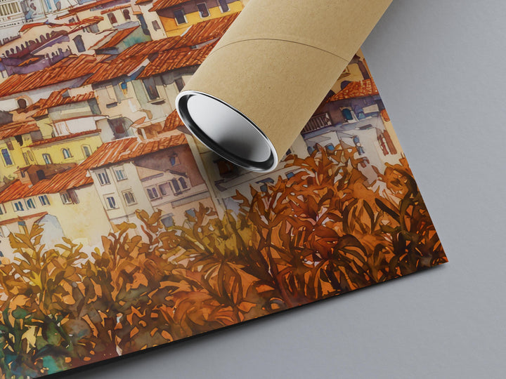 Florence Watercolor Poster Wall Art Florence Wall Hanging Home Décor Florence Gift Art Lovers Italy Wall Art
