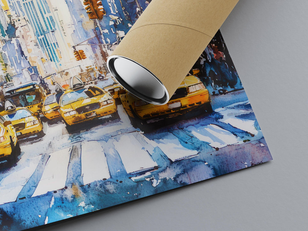 New York Watercolor Poster Wall Art New York Wall Hanging Home Décor New York Gift Art Lovers United States Wall Art