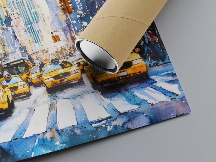 New York Watercolor Poster Wall Art New York Wall Hanging Home Décor New York Gift Art Lovers United States Wall Art