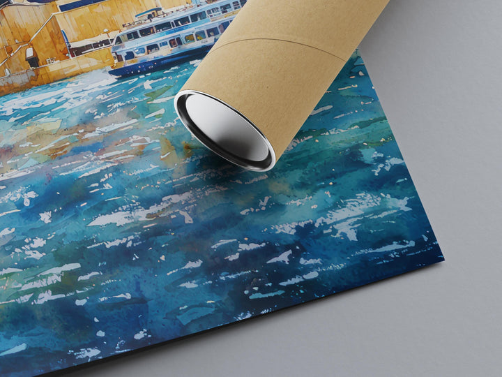 Sydney Opera House Watercolor Poster Wall Art Sydney Opera House Wall Hanging Home Décor Sydney Opera House Gift Art Lovers Australia Art