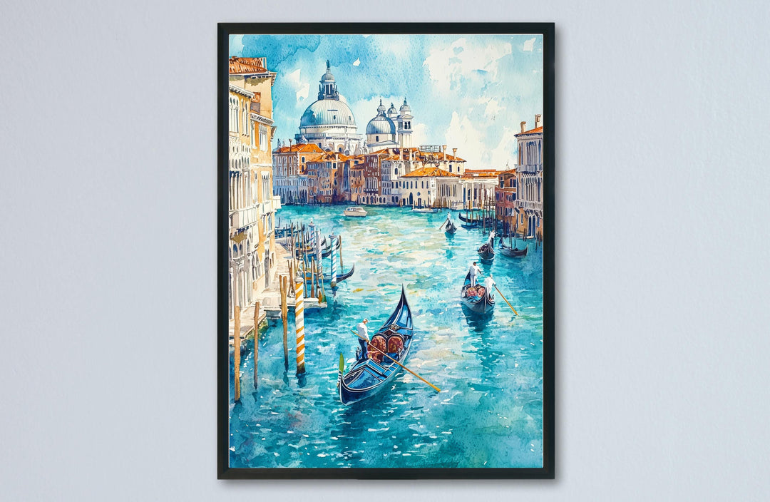 Venice Watercolor Poster Wall Art Venice Wall Hanging Home Décor Venice Gift Art Lovers Italy Wall Art
