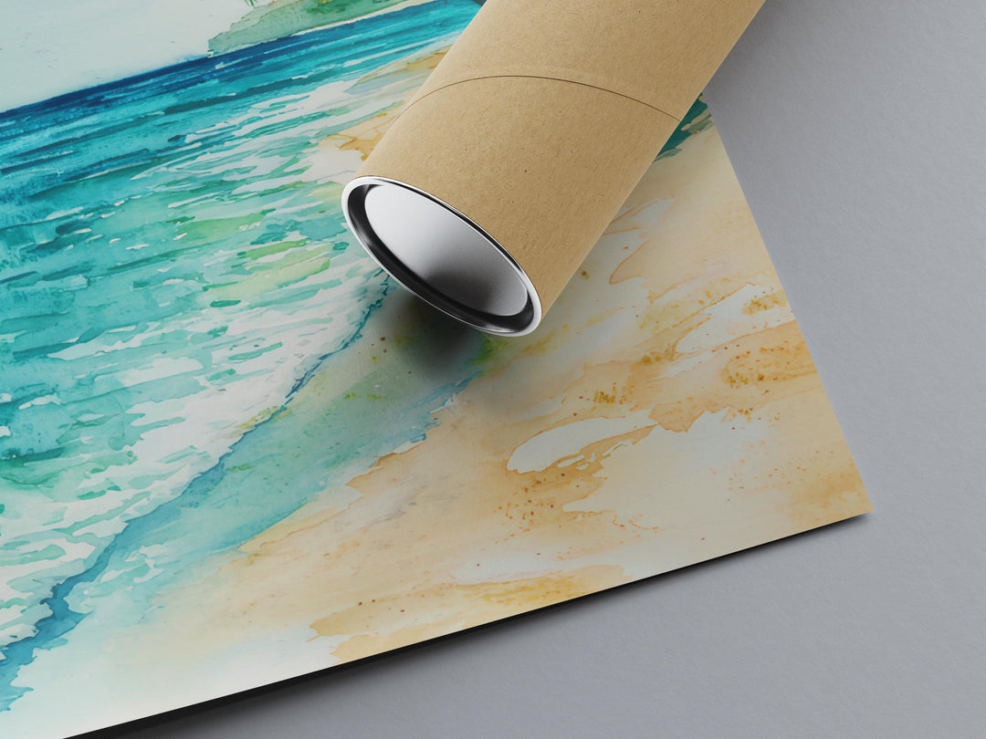 Maldives Watercolor Poster Wall Art Maldives Wall Hanging Home Décor Maldives Gift Art Lovers Maldives Wall Art