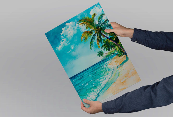 Maldives Watercolor Poster Wall Art Maldives Wall Hanging Home Décor Maldives Gift Art Lovers Maldives Wall Art