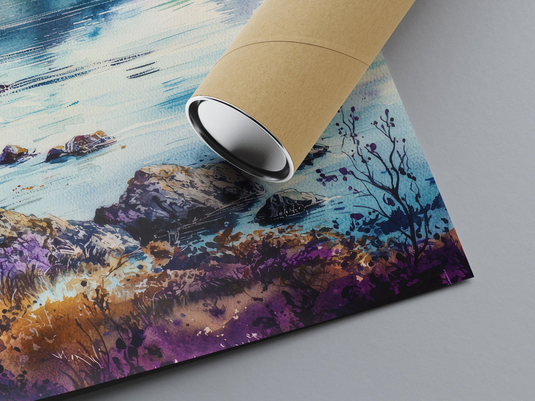 Lake District Watercolor Poster Wall Art Lake District Wall Hanging Home Décor Lake District Gift Art Lovers United Kingdom Wall Art