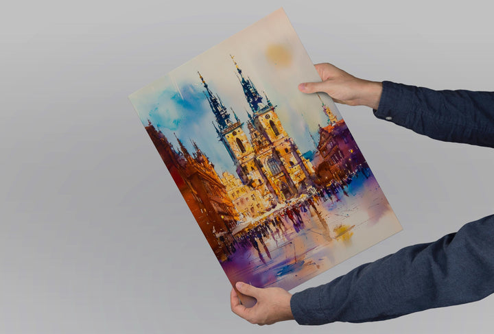 Krakow Watercolor Poster Wall Art Krakow Wall Hanging Home Décor Krakow Gift Art Lovers Poland Wall Art
