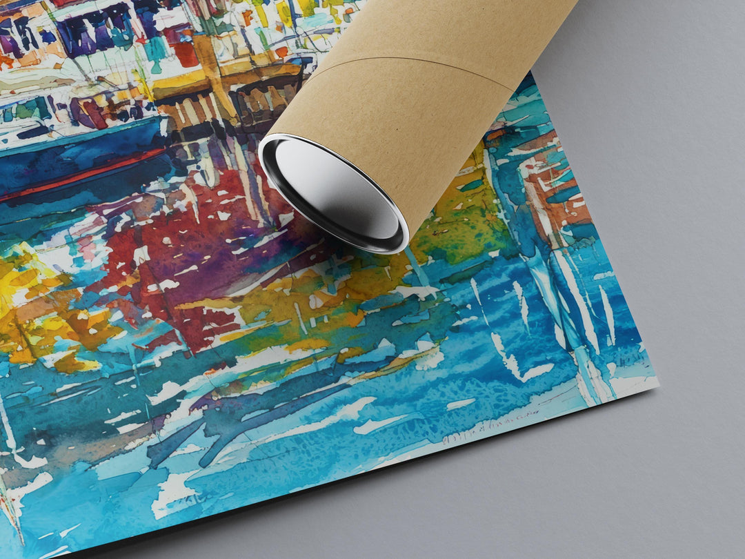 Bristol Watercolor Poster Wall Art Bristol Wall Hanging Home Décor Bristol Gift Art Lovers United Kingdom Wall Art
