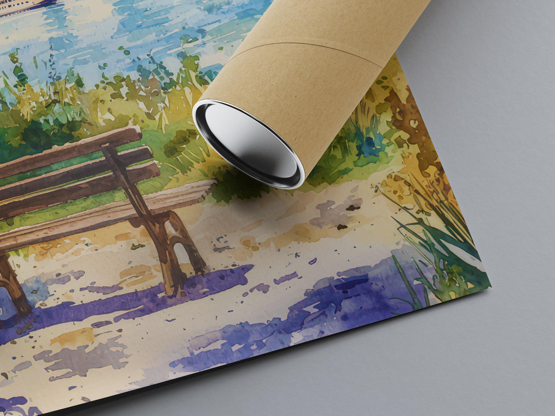Toronto Watercolor Poster Wall Art Toronto Wall Hanging Home Décor Toronto Gift Art Lovers Canada Wall Art
