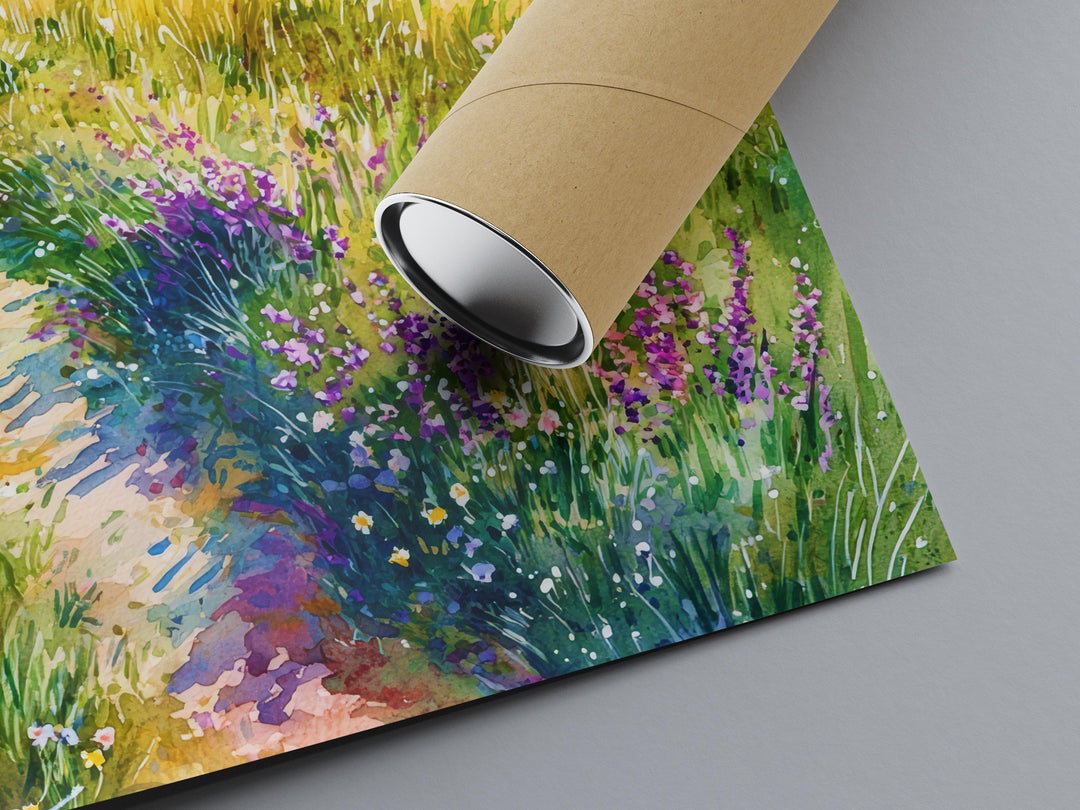 Malvern Hills Watercolor Poster Wall Art Malvern Hills Wall Hanging Home Décor Malvern Hills Gift Art Lovers United Kingdom Wall Art