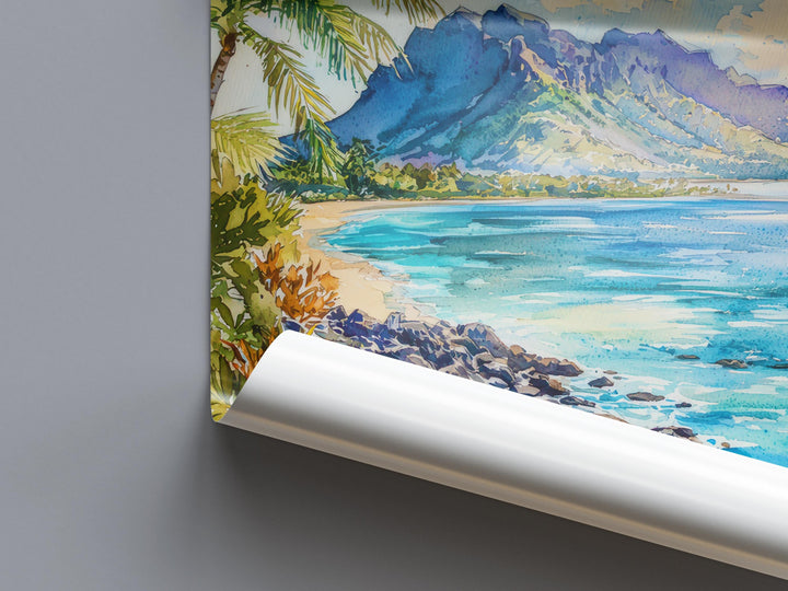 Mauritius Watercolor Poster Wall Art Mauritius Wall Hanging Home Décor Mauritius Gift Art Lovers Mauritius Wall Art
