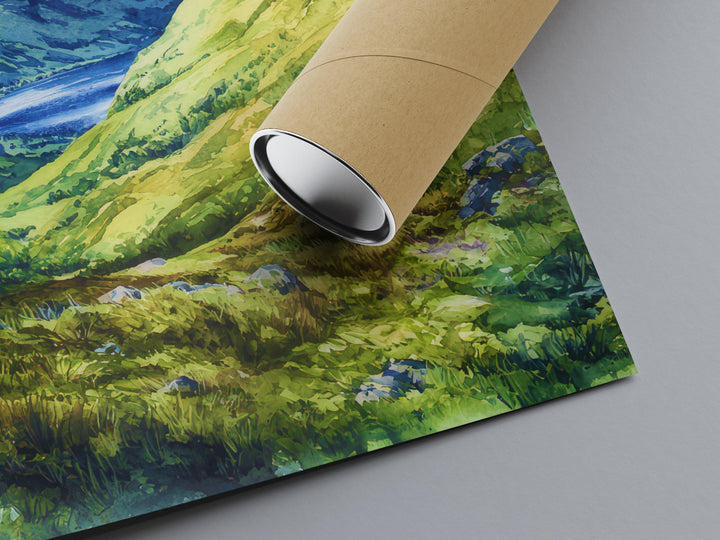 Ben Nevis Watercolor Poster Wall Art Ben Nevis Wall Hanging Home Décor Ben Nevis Gift Art Lovers Scotland Wall Art