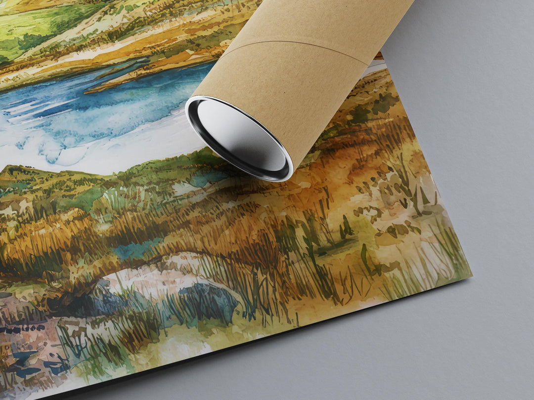 Brecon Beacons Watercolor Poster Wall Art Brecon Beacons Wall Hanging Home Décor Brecon Beacons Gift Art Lovers United Kingdom Wall Art