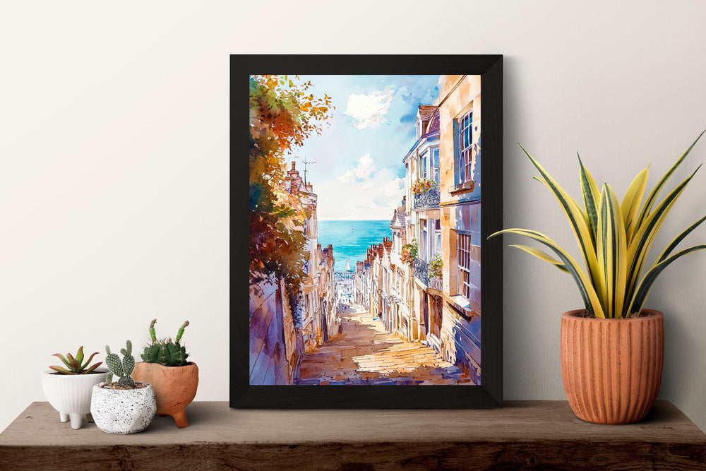 Brighton Watercolor Poster Wall Art Brighton Wall Hanging Home Décor Brighton Gift Art Lovers United Kingdom Wall Art