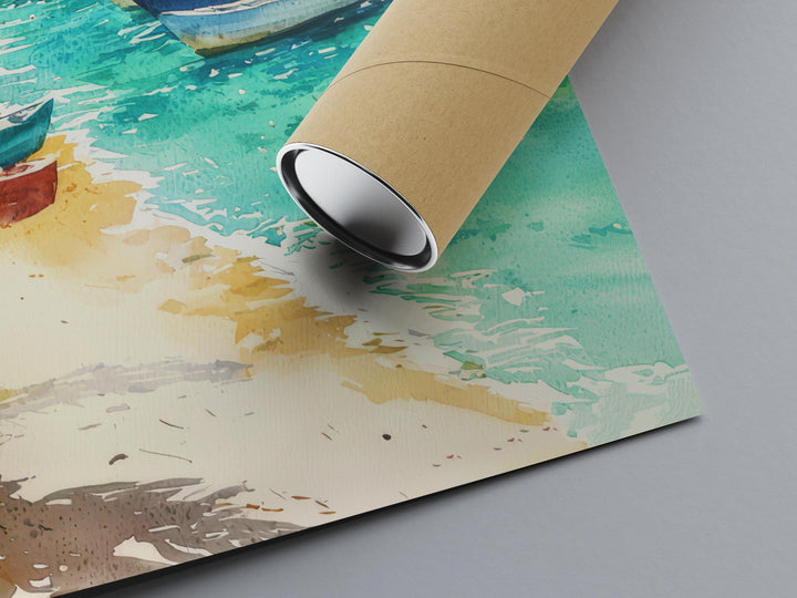 Dominican Republic Watercolor Poster Wall Art Dominican Republic Wall Hanging Home Décor Dominican Republic Gift Art Lovers Dominican