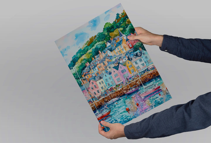 Dartmouth Watercolor Poster Wall Art Dartmouth Wall Hanging Home Décor Dartmouth Gift Art Lovers United Kingdom Wall Art