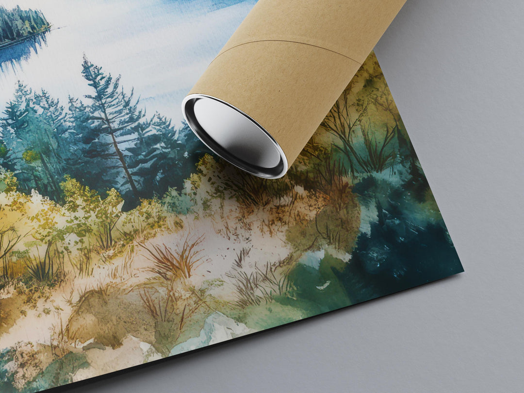 Thirlmere Watercolor Poster Wall Art Thirlmere Wall Decor Home Décor Thirlmere Gift United Kingdom Art Lover Gift, Travel Souvenir Print