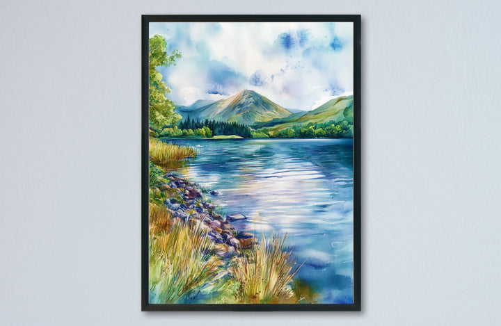 Loweswater Watercolor Poster Wall Art Loweswater Wall Decor Home Décor Loweswater Gift United Kingdom Art Lover Gift, Travel Souvenir Print